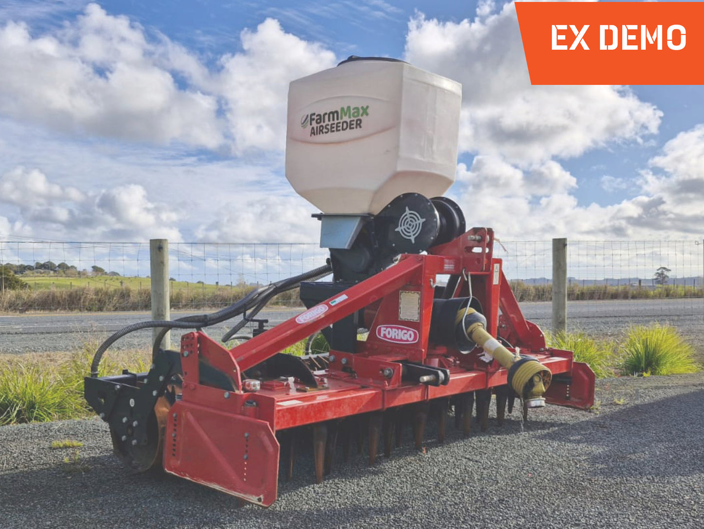 Forigo 3.0m Power Harrow AirSeeder Combo - EX DEMO
