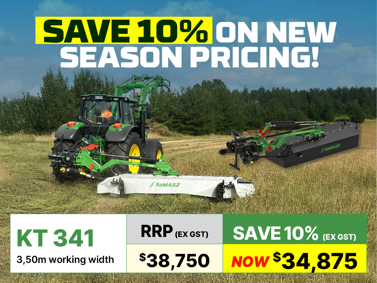 SaMASZ KT 341 Direct Drive Mower