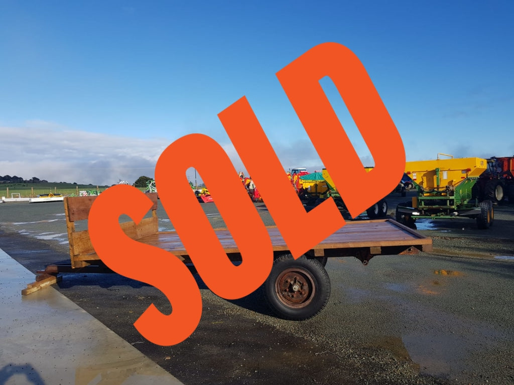 Used Flat Deck Trailer
