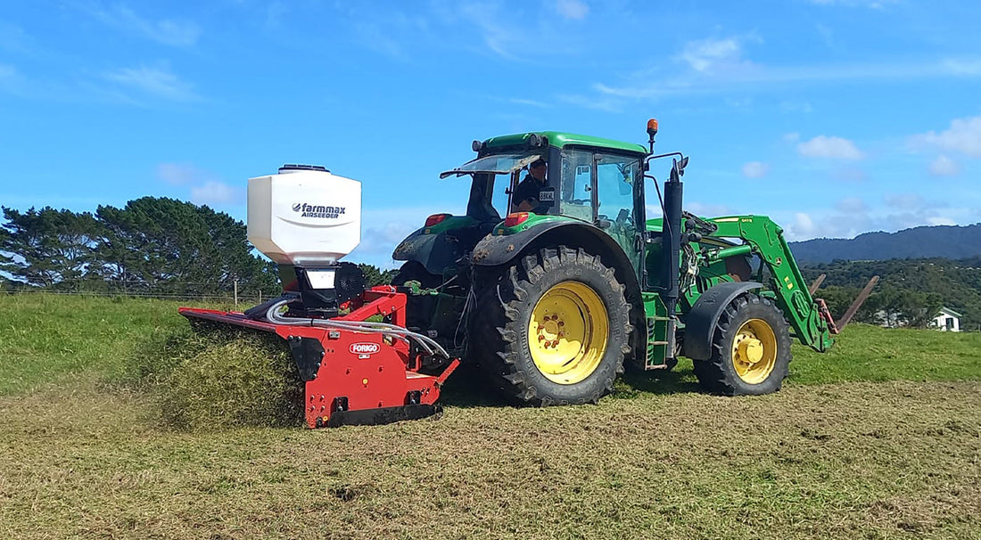 Fuel & labour savings: Mulch, seed & grow in one pass