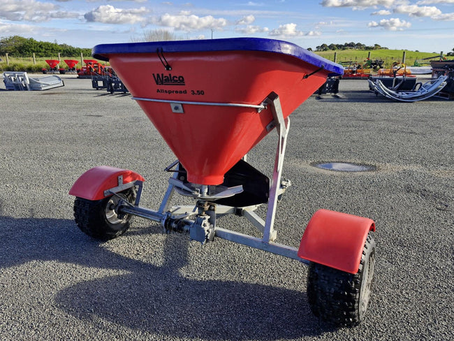 Used Walco ATV Fert Spreader – Wide Axle - Near NEW