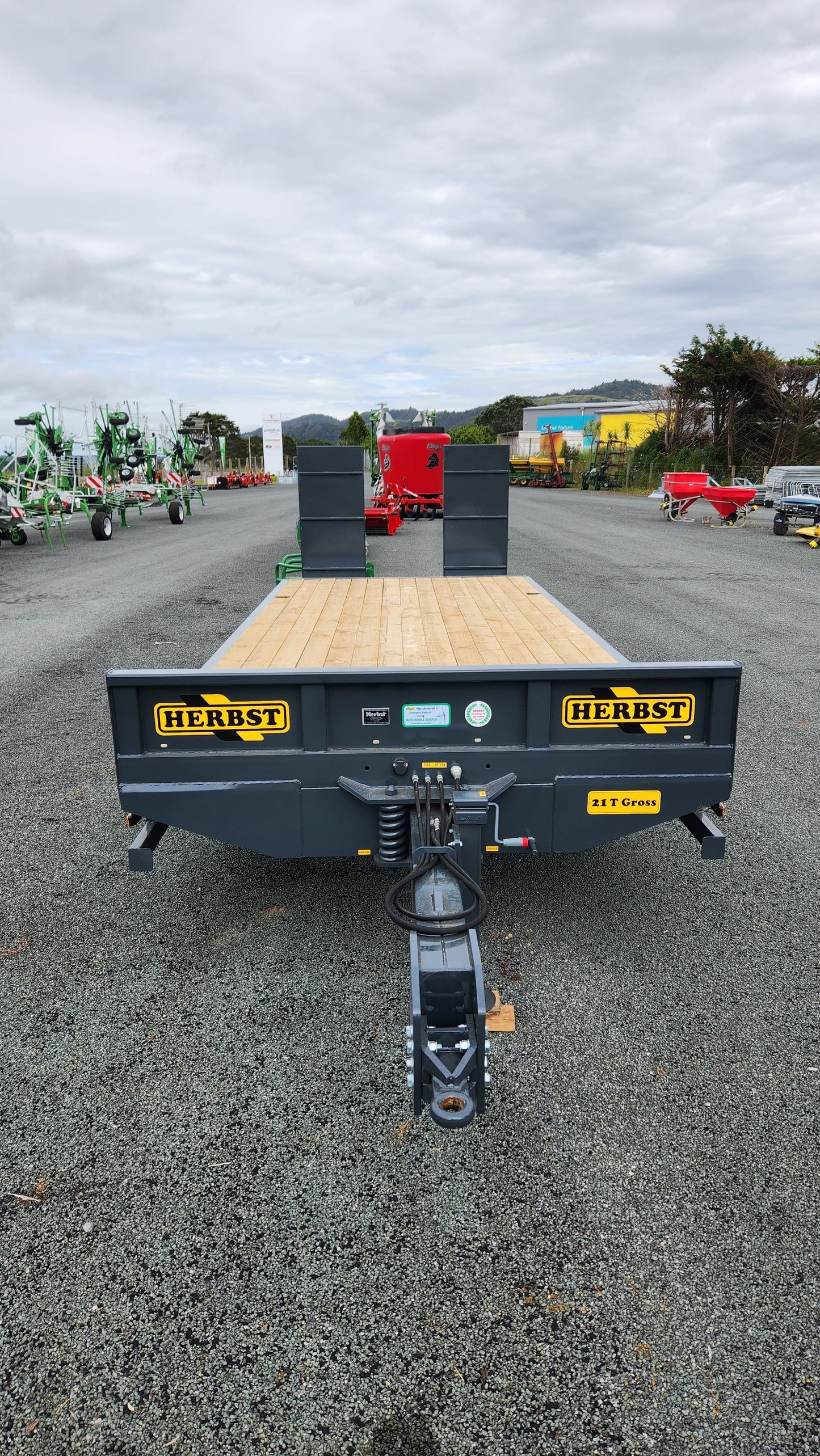 Herbst Low Loader Trailer for Tractors 21T