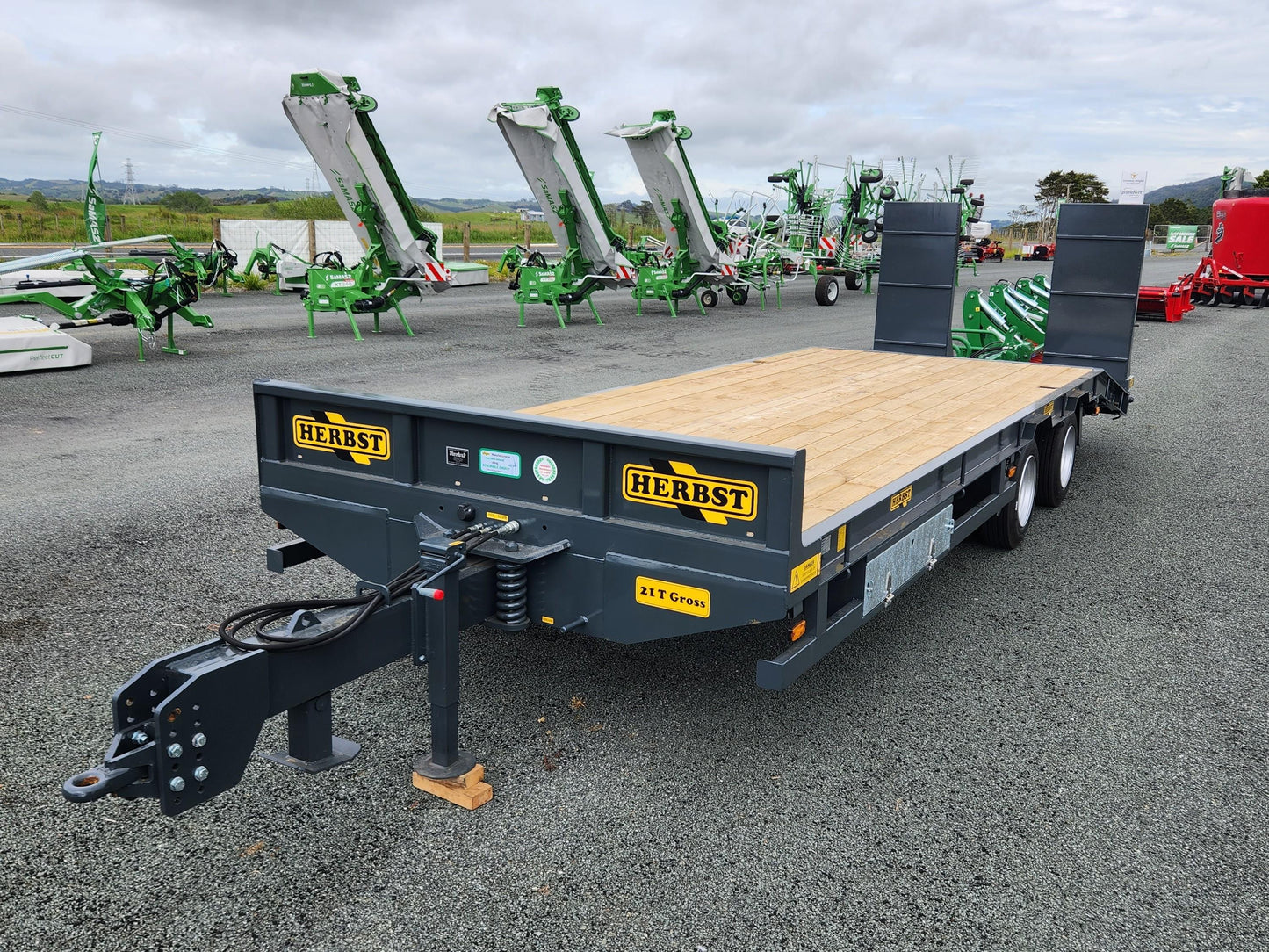 Herbst Low Loader Trailer for Tractors 21T