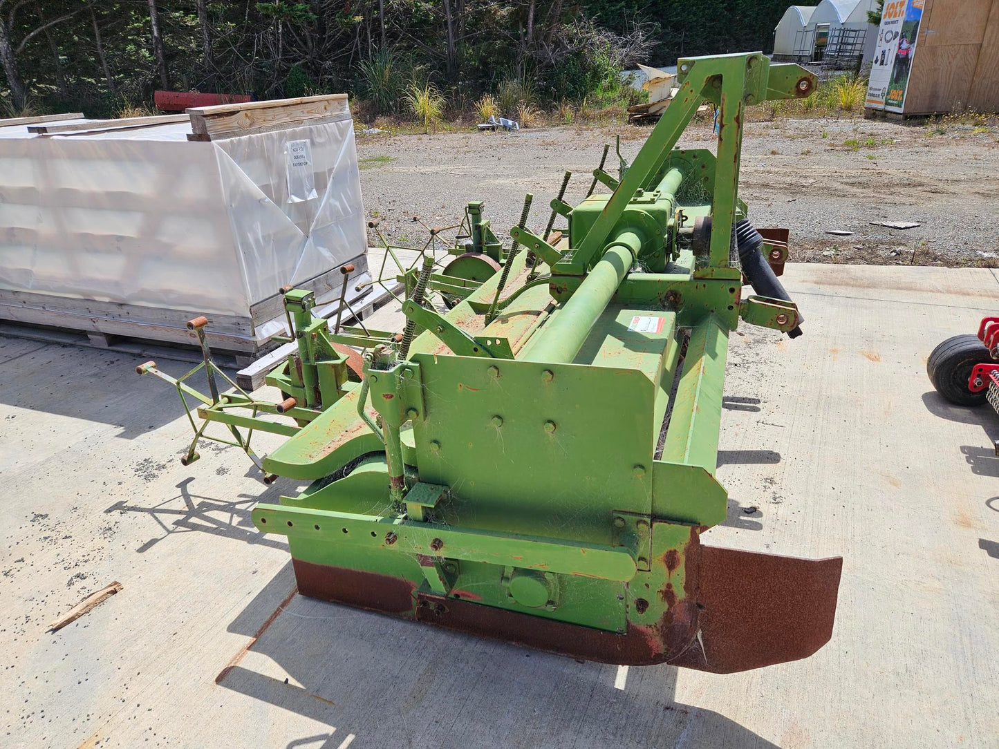 Used Celli Rotary Hoe 3m w/Plant markers