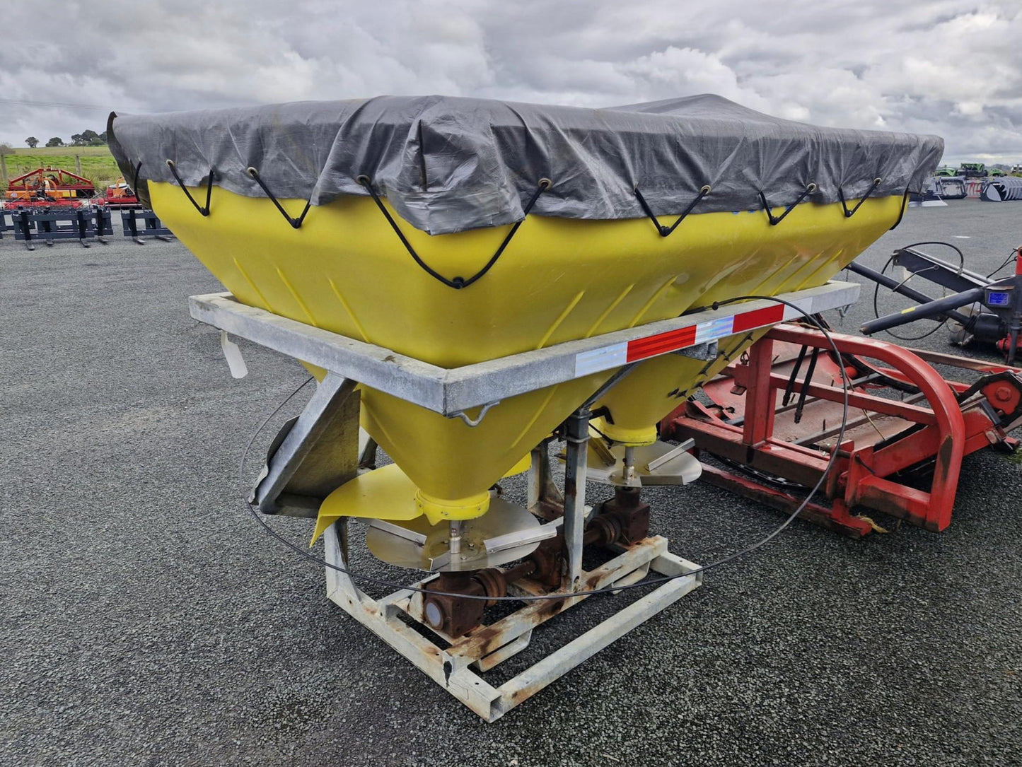 Used C-Dax 3PL Twin Spinner Fert Spreader