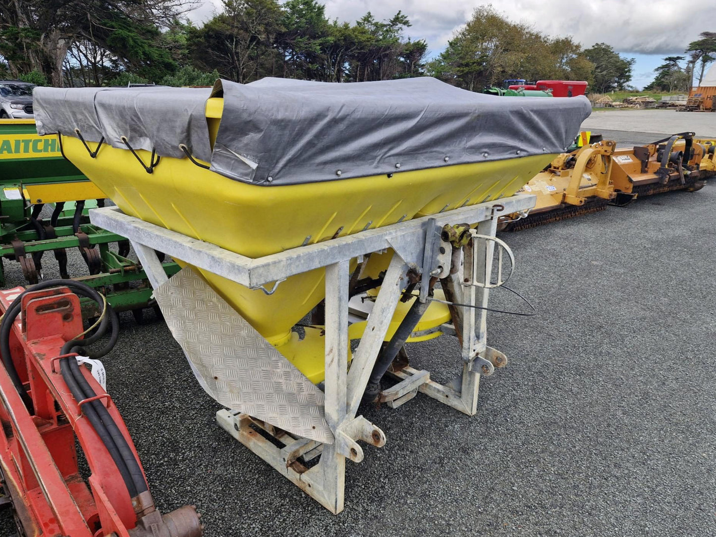 Used C-Dax 3PL Twin Spinner Fert Spreader
