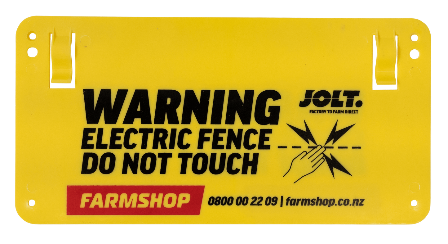 Jolt Electric Fence Sign