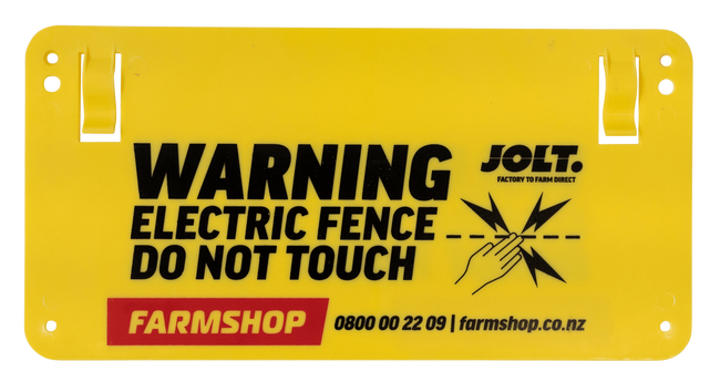 Jolt Electric Fence Sign