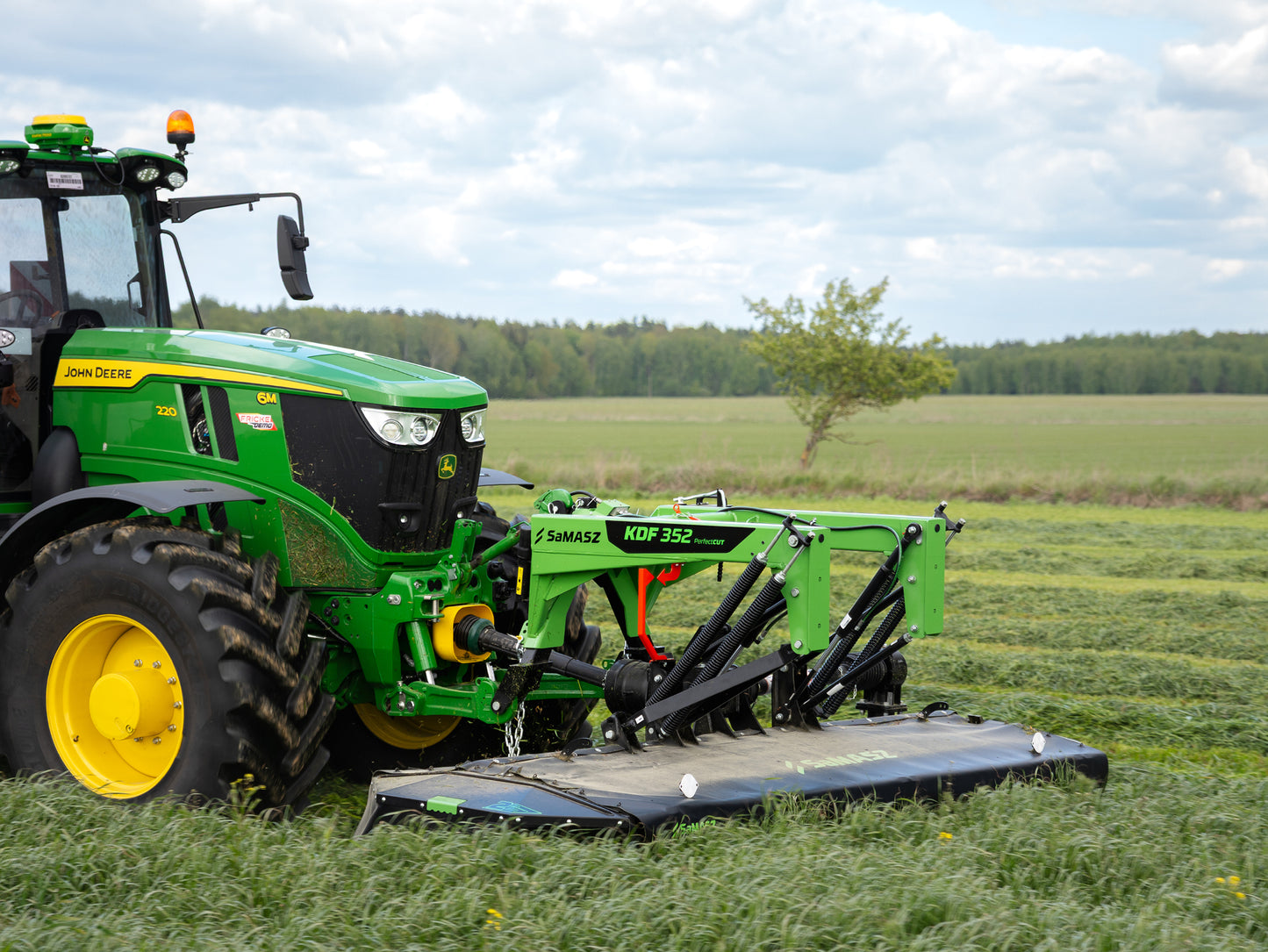 SaMASZ 3.4m Front Conditioner Mower