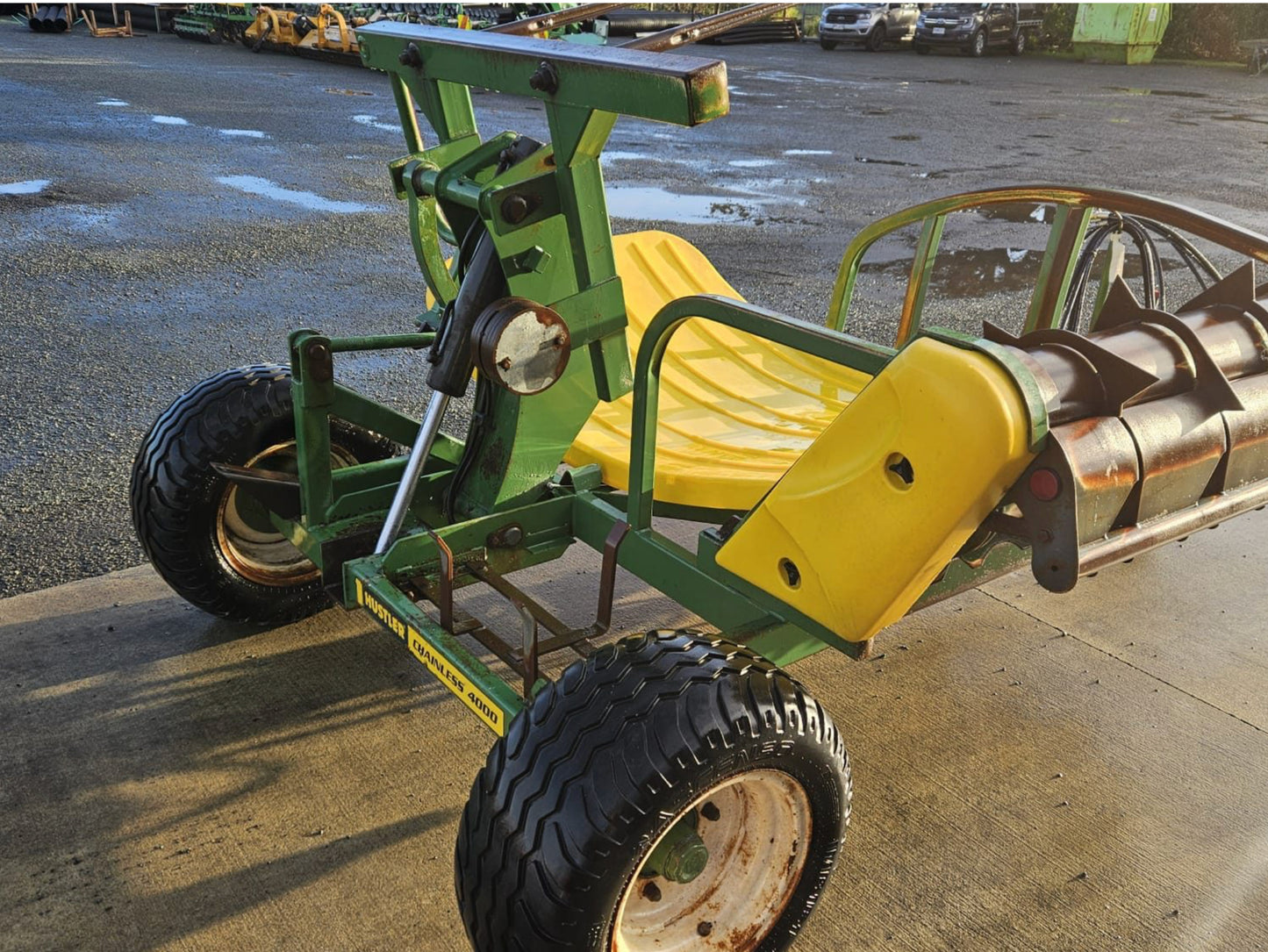 Used Hustler Chainless 4000 Bale Feeder | FarmShop NZ