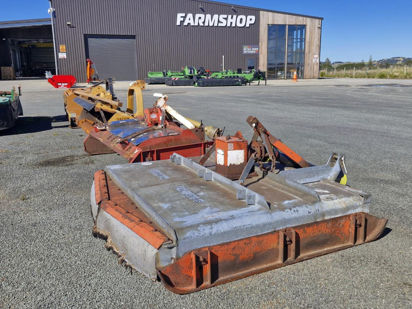 Used 2m Howard Heavy Duty Galvanised Slasher