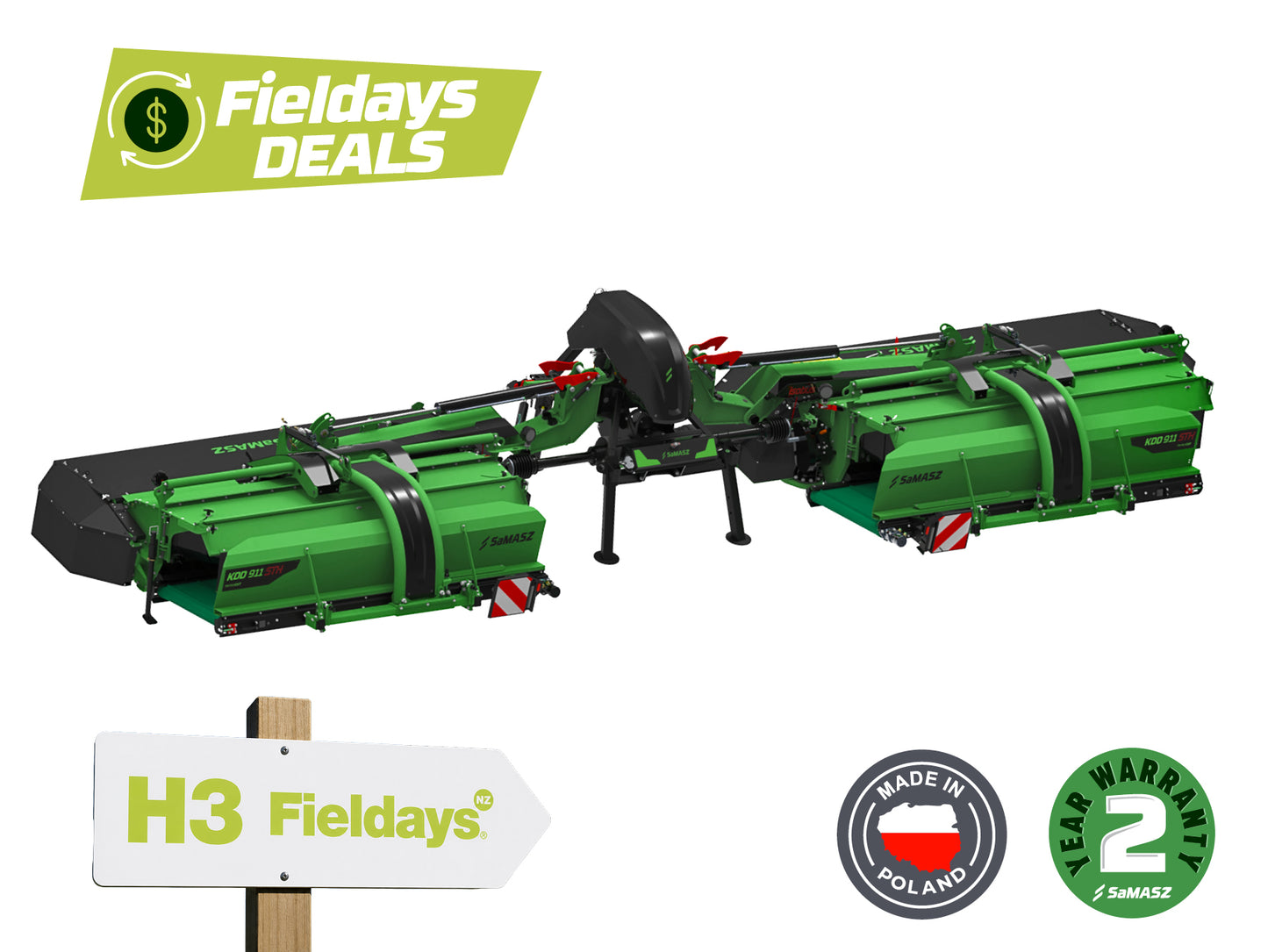 SaMASZ KDD 941  ISOBUS Mower - NEW
