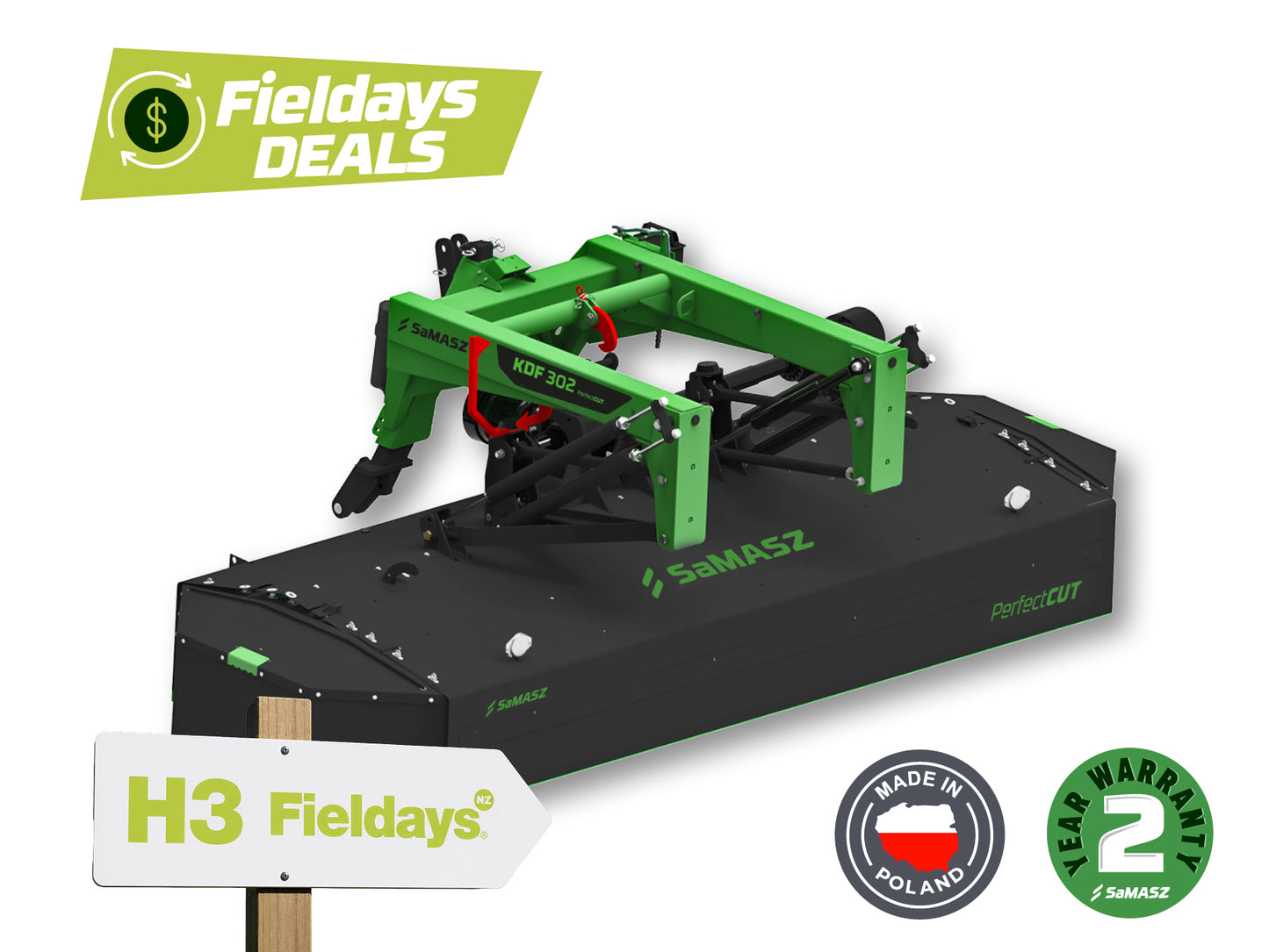 SaMASZ KDF 302 Front Mower