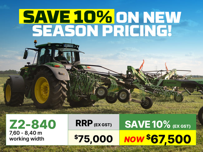 SaMASZ Z2-840 Double Rotor Rake