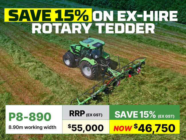 SaMASZ P8-890 Rotary Tedder - EX HIRE UNIT