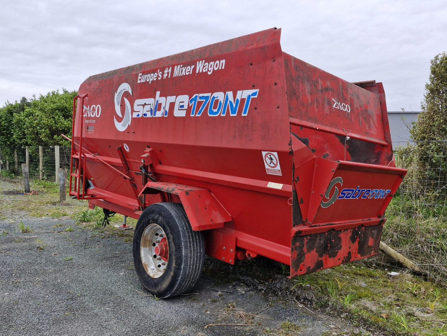 Used Zago Mixer Wagon