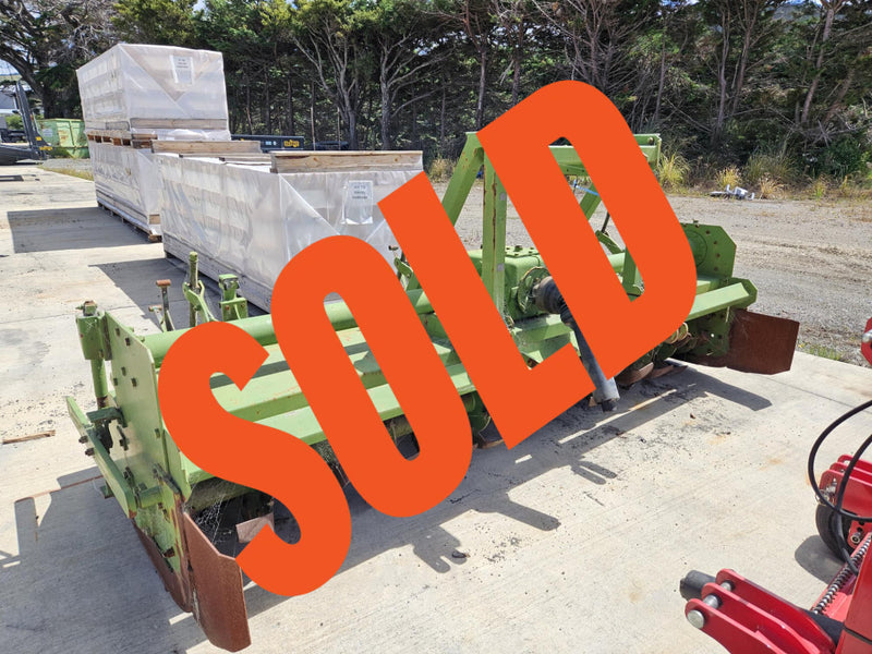 Used Celli Rotary Hoe 3m w/Plant markers