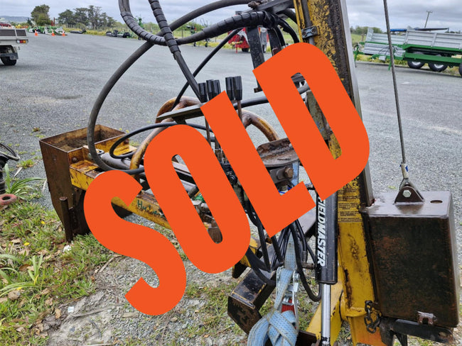 Used Side-Mount Post Driver – 4.5 m Hydrorammer Post Driver