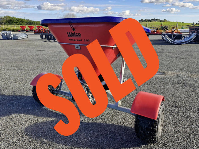 Used Walco ATV Fert Spreader – Wide Axle - Near NEW - Used Farm Implement